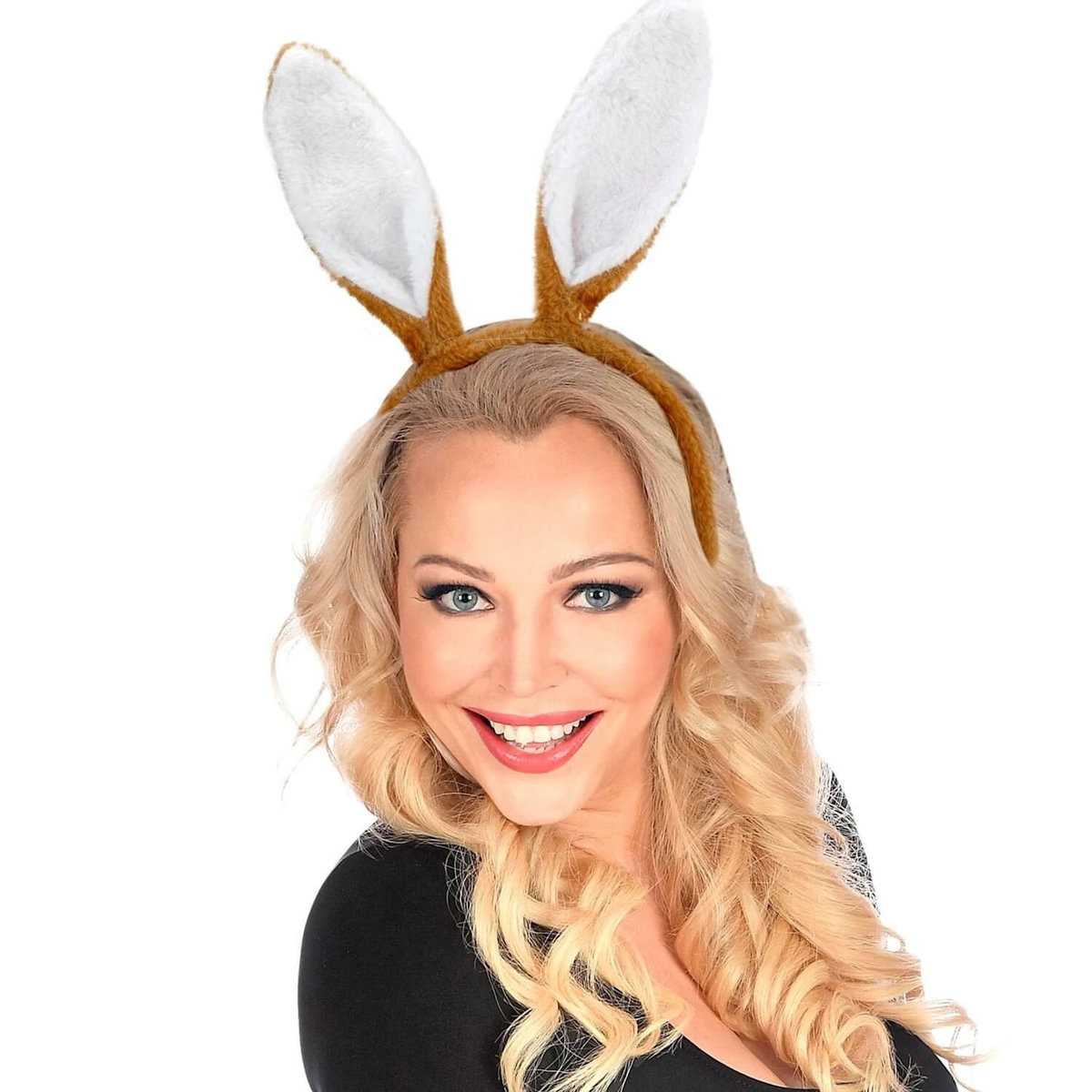 WIDMANN Oreilles de lapin marron - Adulte