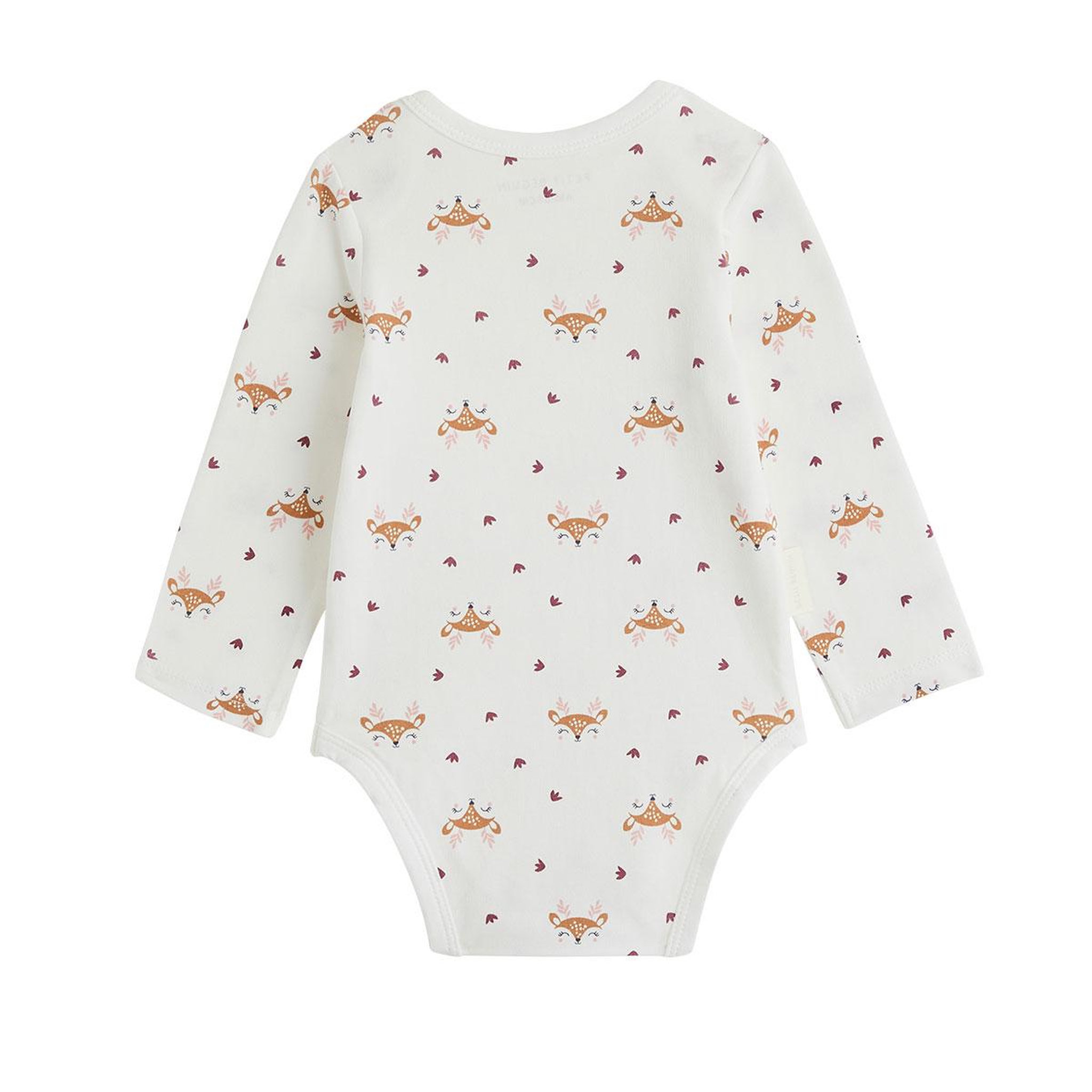 Voir la diapositive 3 : PETIT BEGUIN Lot de 2 bodies bébé manches longues Cléo