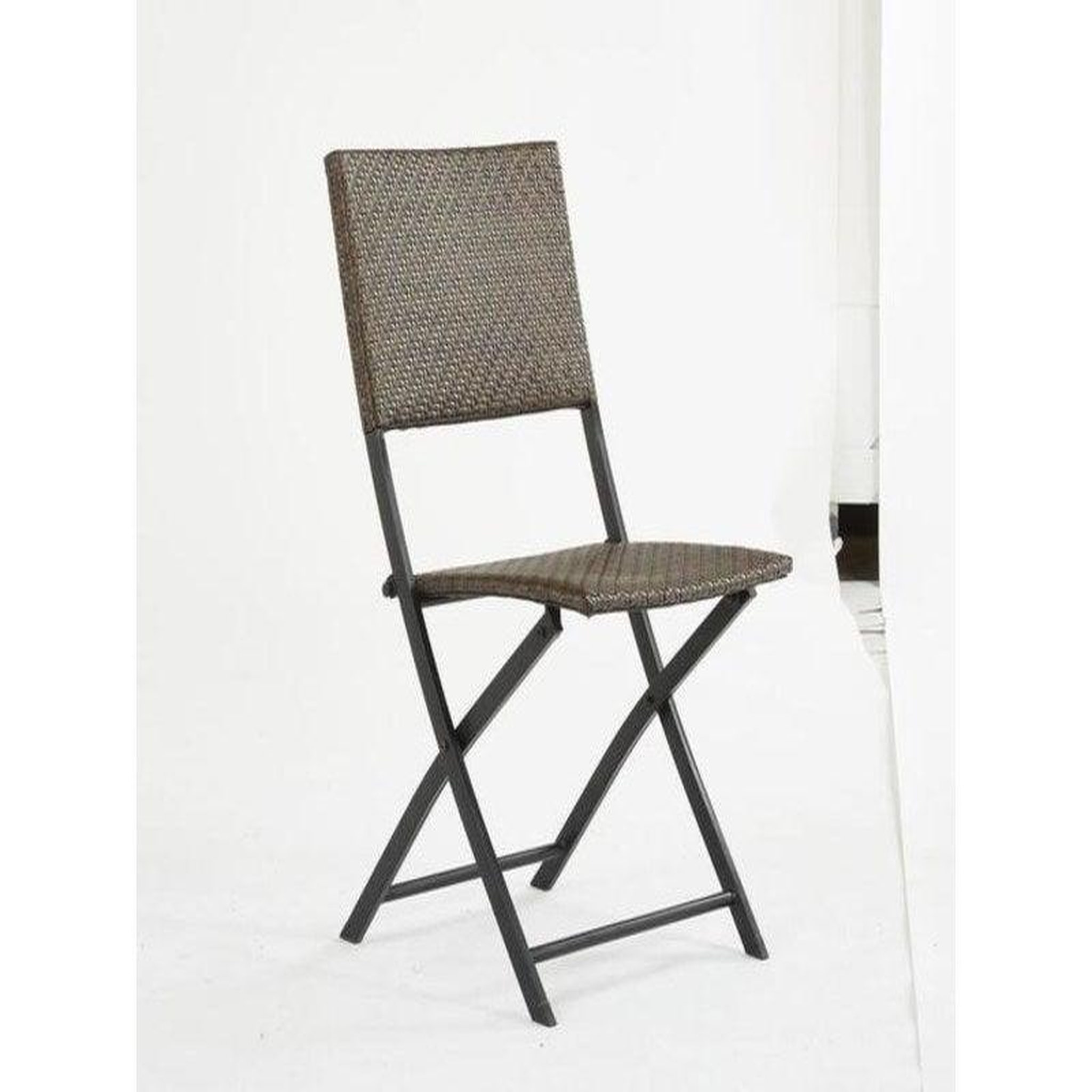 CENTRALE BRICO Chaise De Jardin En Acier Bistro Zena Brun