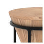 Voir la diapositive 6 : Rendez vous déco Grande sellette en bois d'accacia et métal D41 cm - Mafana