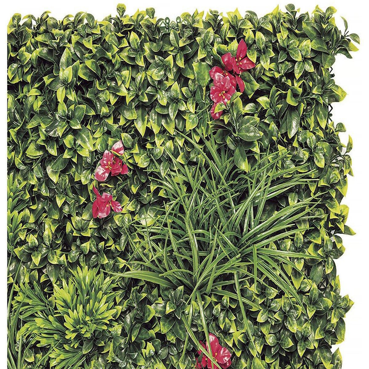 Habitat et Jardin Panneau végétal -   Vertical Villa   - Lot de 4 - 1.00 x 1.00 m - Vert