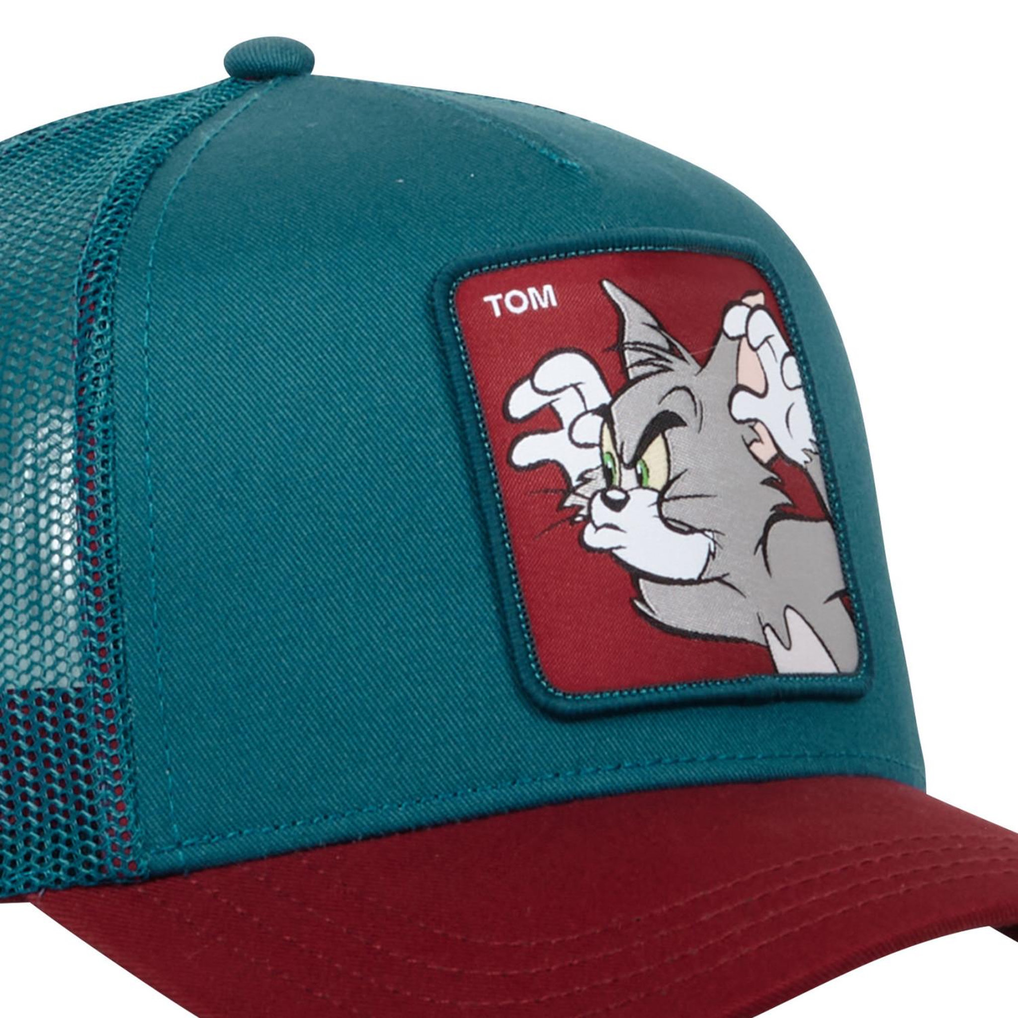 Voir la diapositive 2 : CAPSLAB Casquette homme trucker Tom and Jerry Tom Capslab