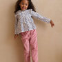 Voir la diapositive 4 : Petit Béguin Pantalon enfant en velours côtelé Céleste