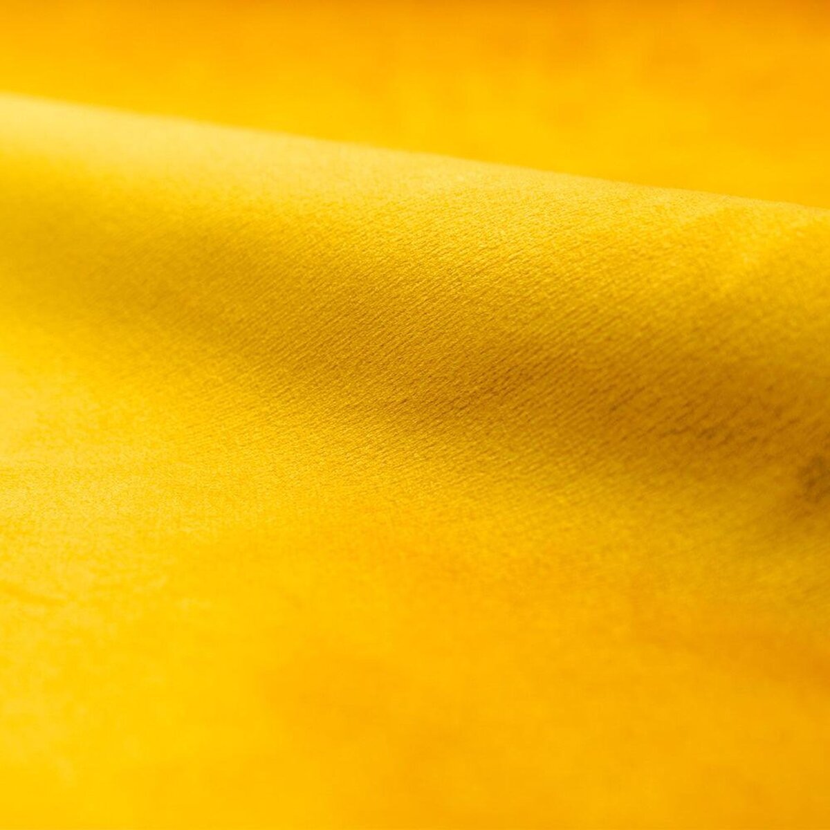 Rendez vous déco Ensemble canapé et fauteuil en velours jaune 4 places - Mona