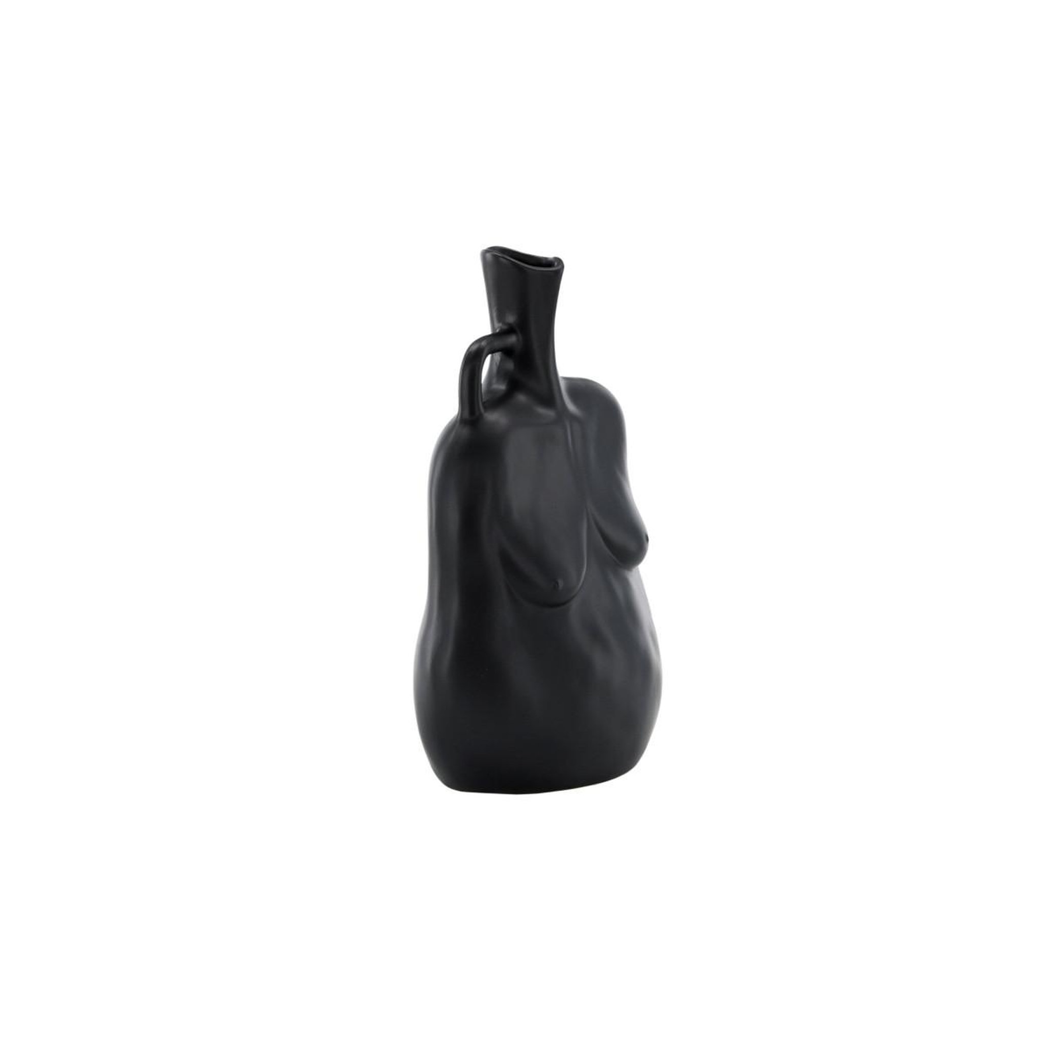 Voir la diapositive 3 : Paris Prix Vase buste en céramique  conta  25cm noir