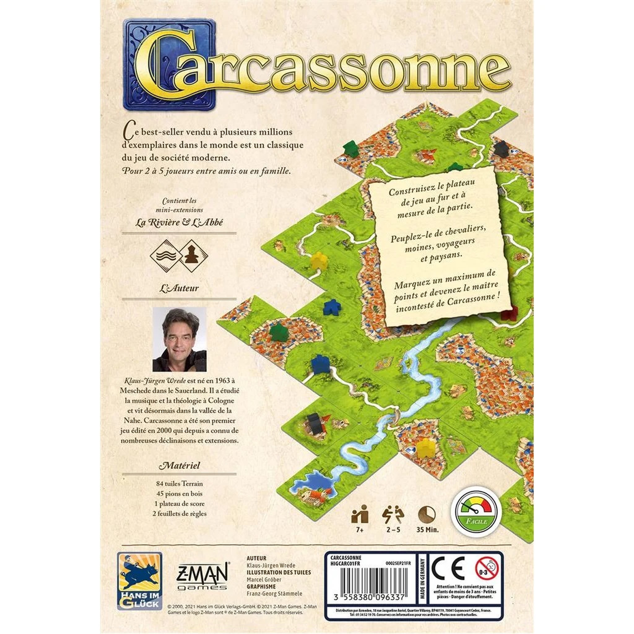 Voir la diapositive 3 : ASMODEE Jeu Carcassonne