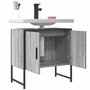 Voir la diapositive 4 : VIDAXL Armoire lavabo de salle de bain sonoma gris 60x33x60 cm