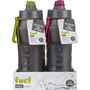 Voir la diapositive 2 : FUEL Bouteille de sport - Fuel - Avec bouchon push pull et capuchon - Contenance : 720 ml