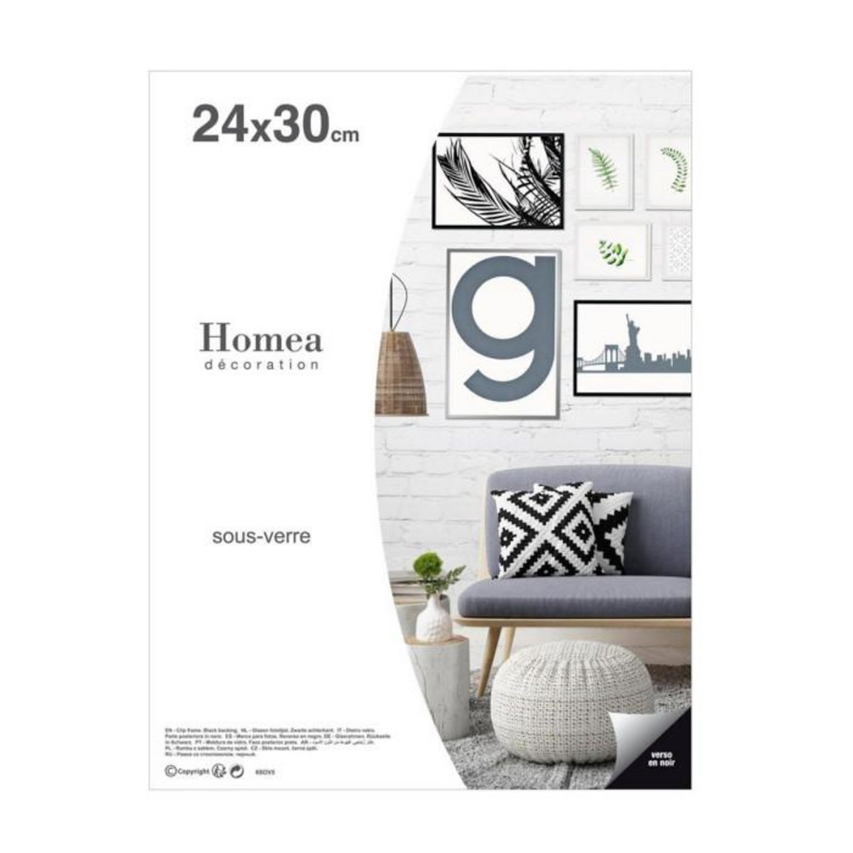 Paris Prix Cadre Sous Verre  Ilua  24x30cm Transparent