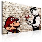 Paris Prix Tableau Imprimé  Banksy - Torn Wall. Coloris disponibles : Multicolore