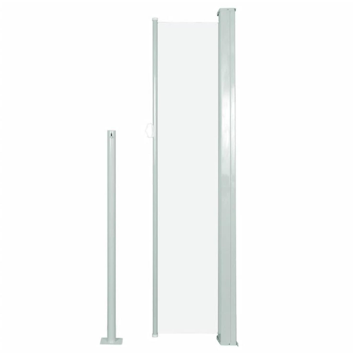 VIDAXL Auvent lateral retractable de patio 140x300 cm Creme