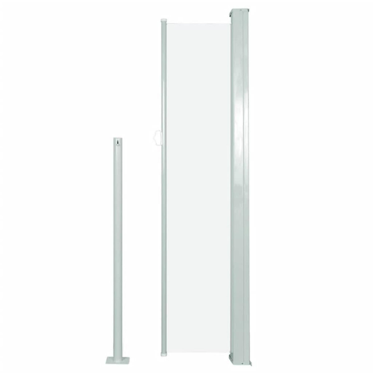 VIDAXL Auvent lateral retractable de patio 140x300 cm Creme