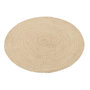 Voir la diapositive 1 : Paris Prix Tapis Rond Bohème  Miami  150cm Naturel & Blanc