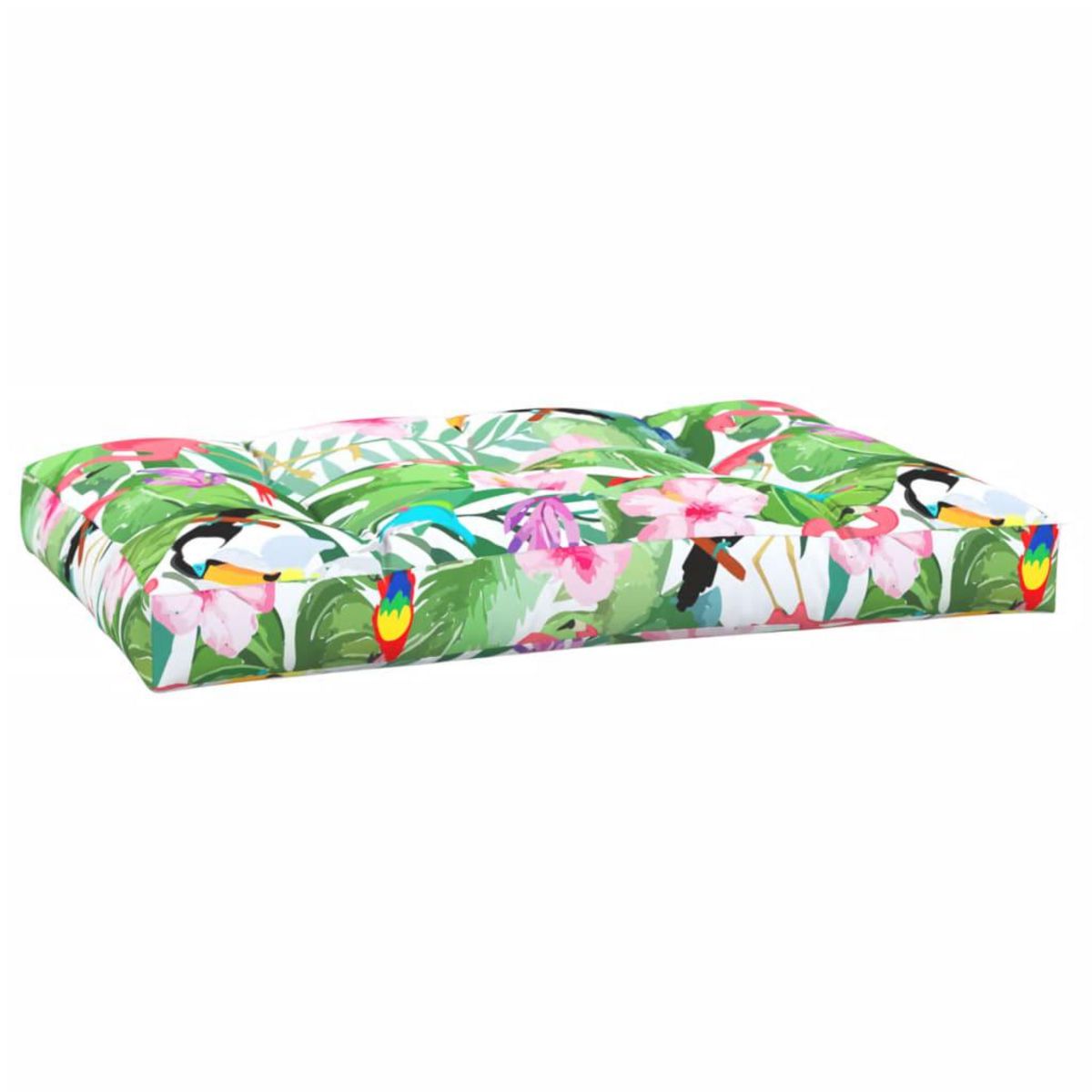 VIDAXL Coussin de palette multicolore 120x80x12 cm tissu