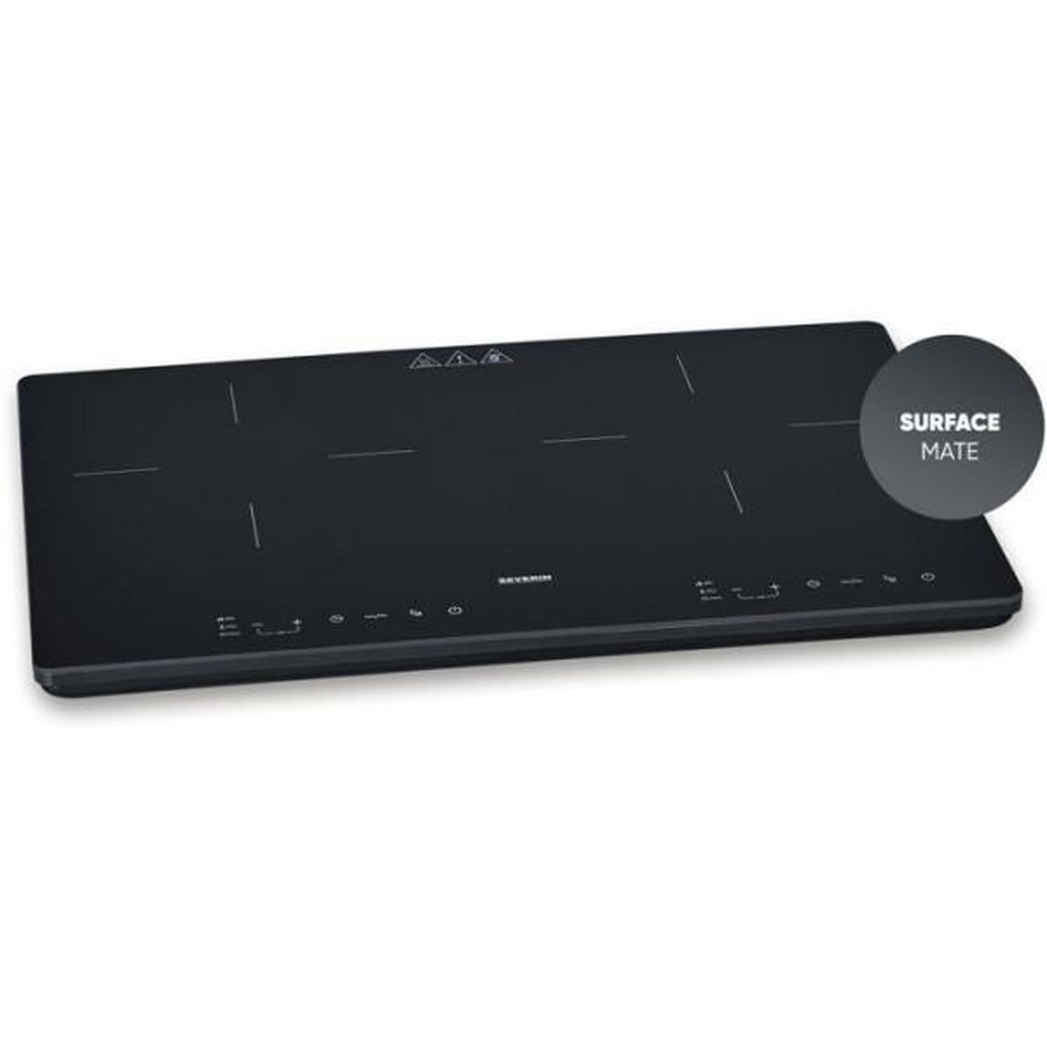 Plaque de Cuisson - Mobile Electrique Plaque a induction portable - SEVERIN - 2 foyers - 60,0 x 38 x 4,2 cm - Noir - DK1033