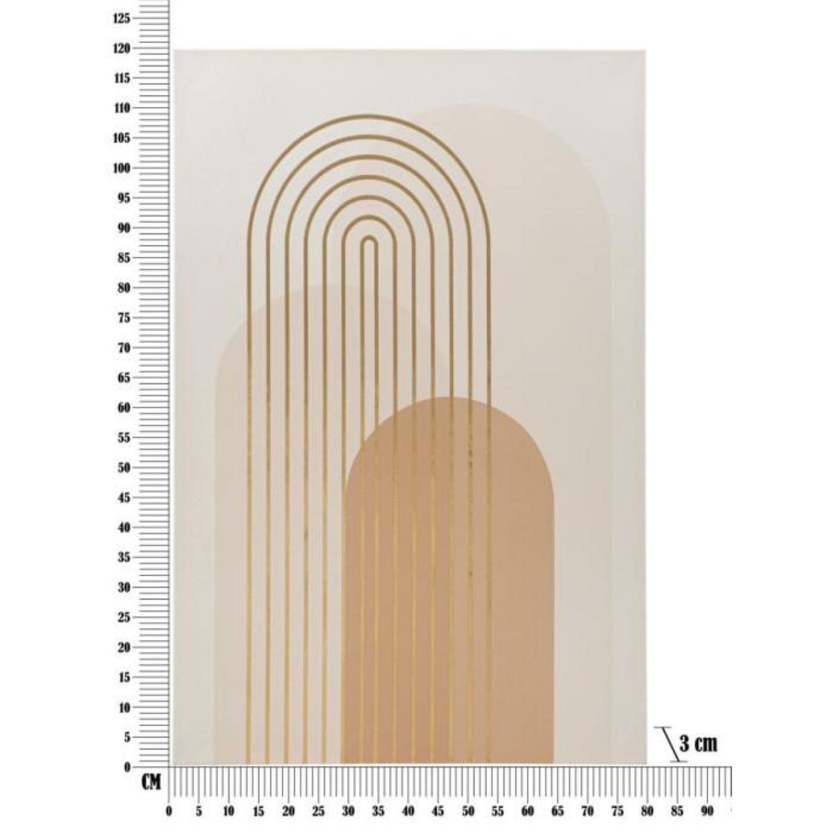 Paris Prix Toile Imprimée Déco  Shine  80x120cm Multicolore