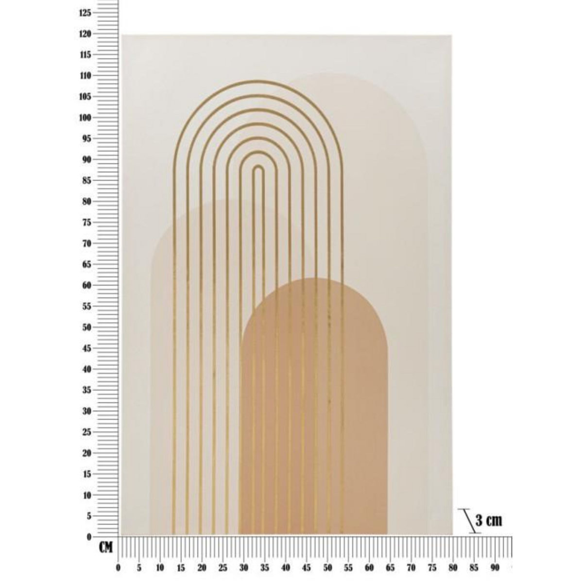 Paris Prix Toile Imprimée Déco  Shine  80x120cm Multicolore