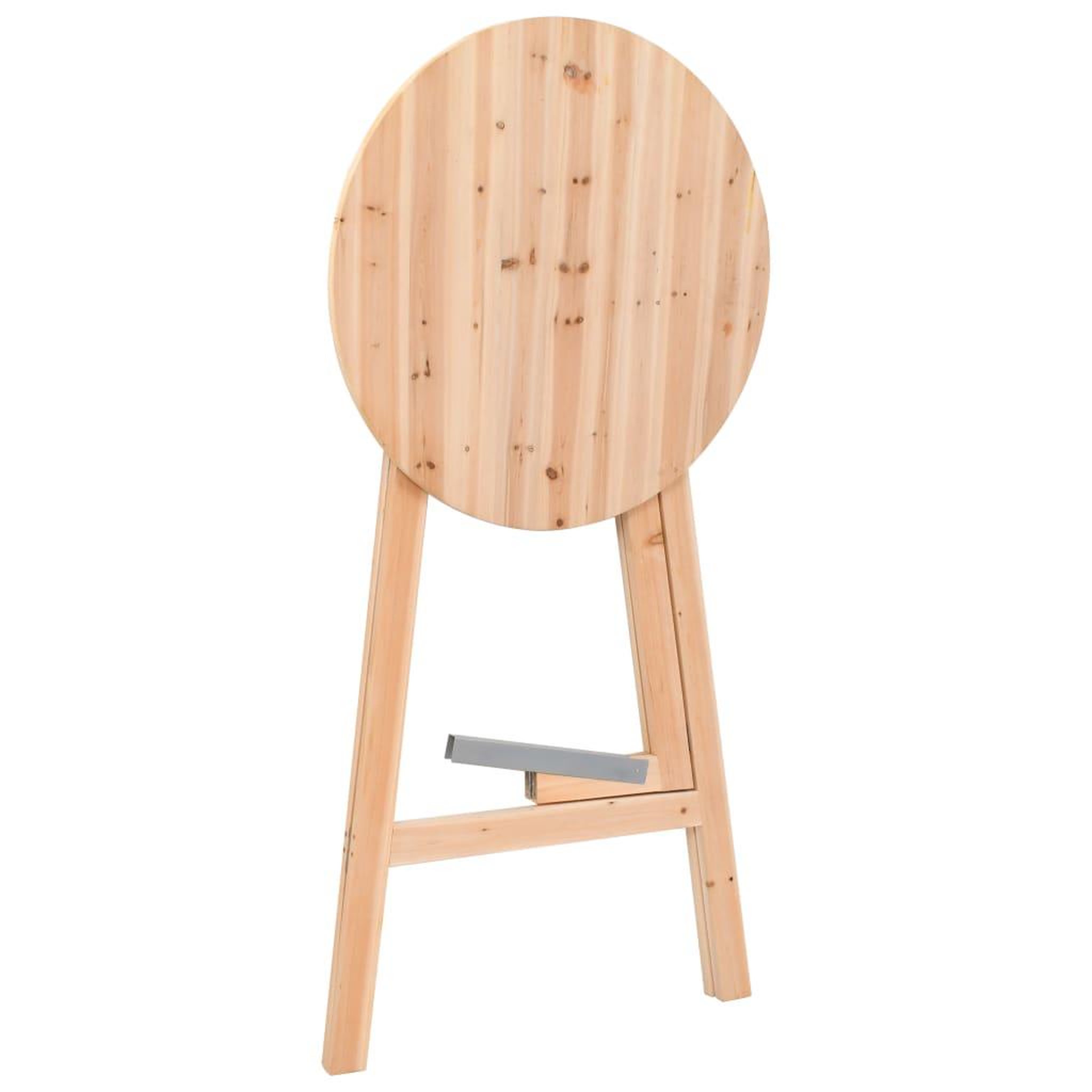 Voir la diapositive 4 : VIDAXL Table de bar pliable 78 cm bois de sapin
