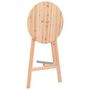Voir la diapositive 4 : VIDAXL Table de bar pliable 78 cm Bois de sapin