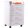 Voir la diapositive 4 : Caisson rangement pour bureau 4 tiroirs L40cm JOVI