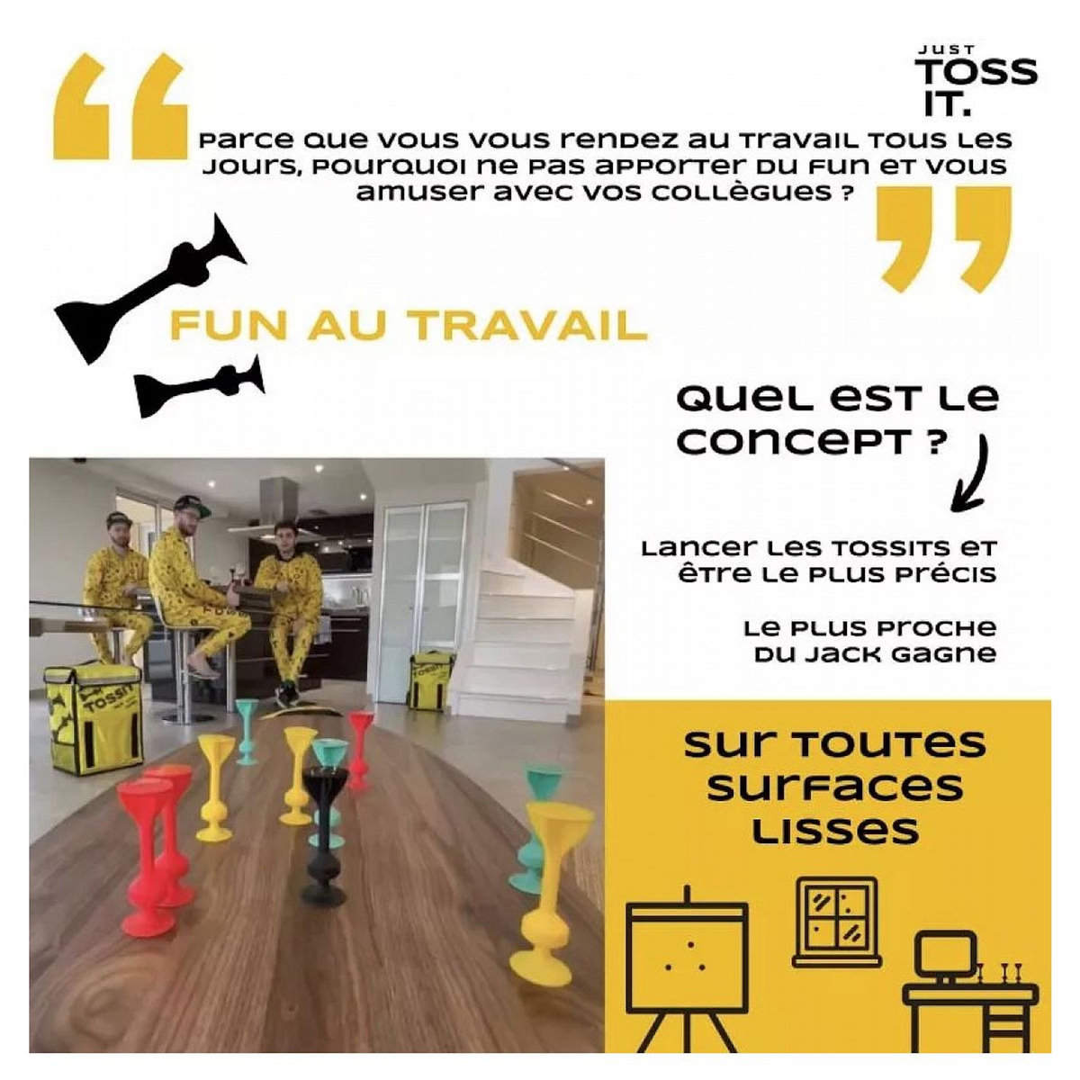 Gigamic Tossit violet et vert jeu d 'adresse