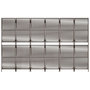 Voir la diapositive 5 : VIDAXL Cloison de separation 6 panneaux marron resine tressee