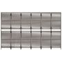 Voir la diapositive 5 : VIDAXL Cloison de separation 6 panneaux marron resine tressee