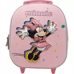 DISNEY Sac maternelle à roulettes rose Minnie
