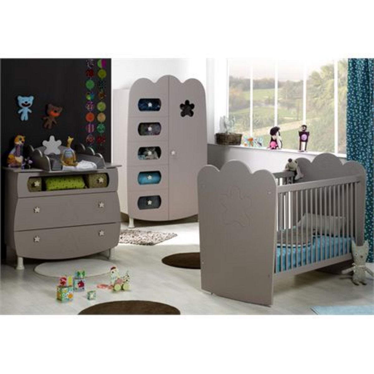 Commode bébé ELOISE 3 tiroirs