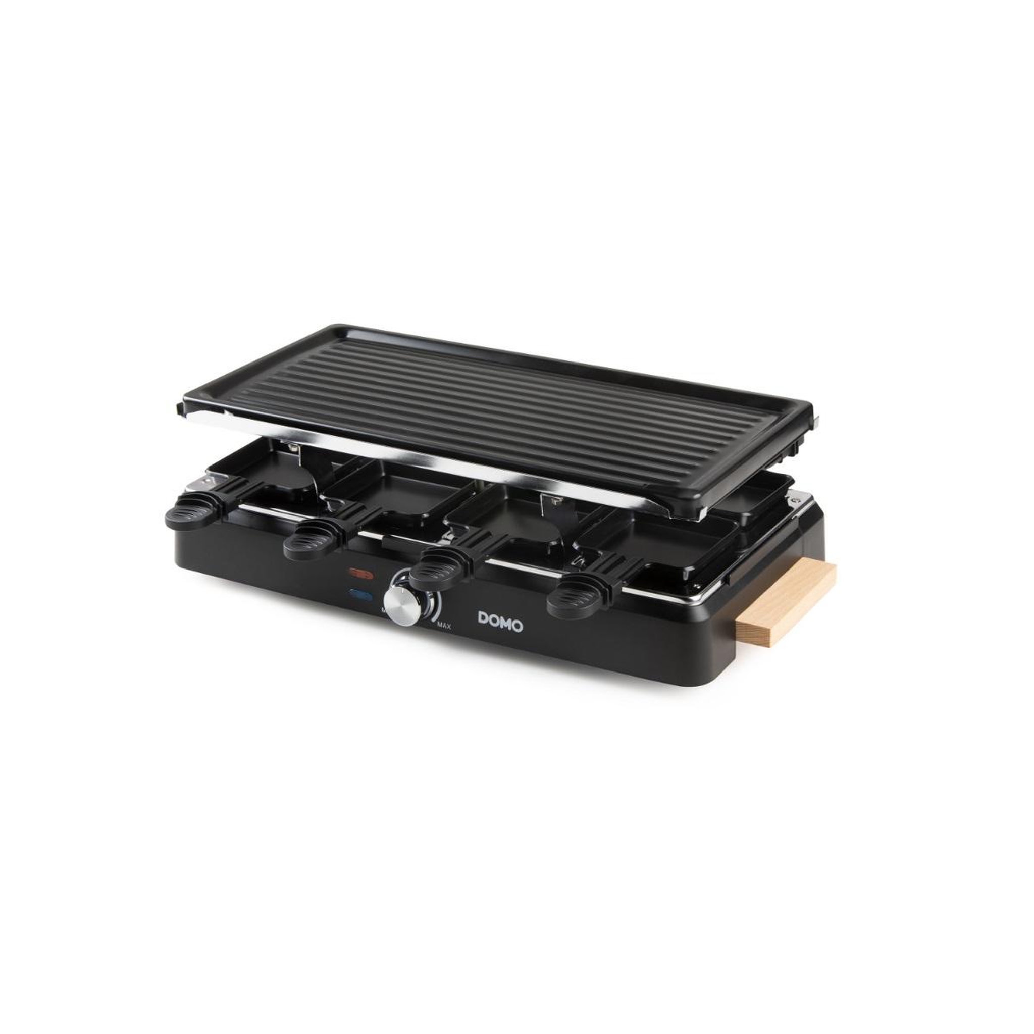 Voir la diapositive 2 : Domo Appareil à raclette 8 personnes 1400w - DO9262G