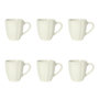 Voir la diapositive 1 : Paris Prix Lot de 6 Mugs  Calista  33cl Écru