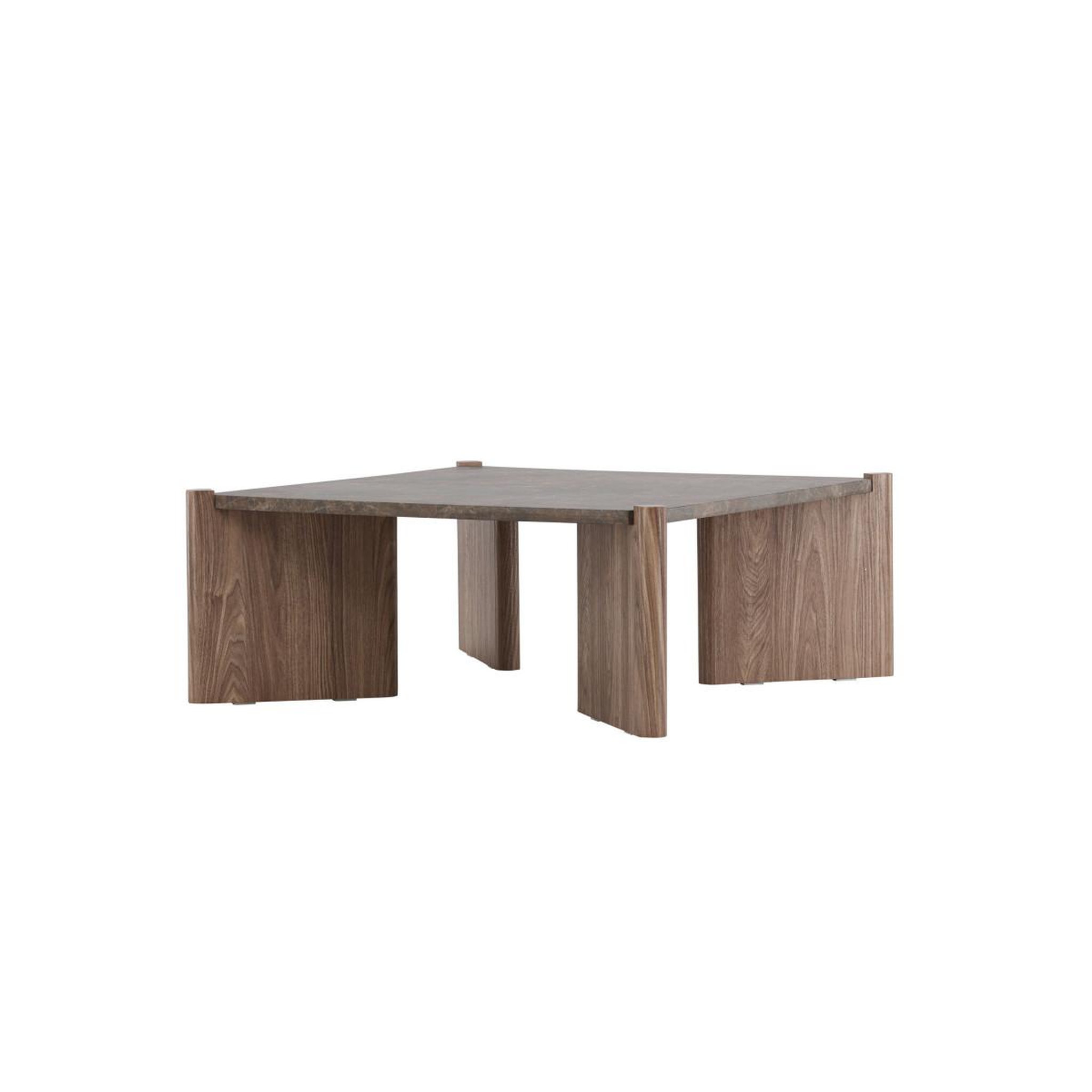Voir la diapositive 2 : Paris Prix Table basse effet marbre  rogaland  100cm marron