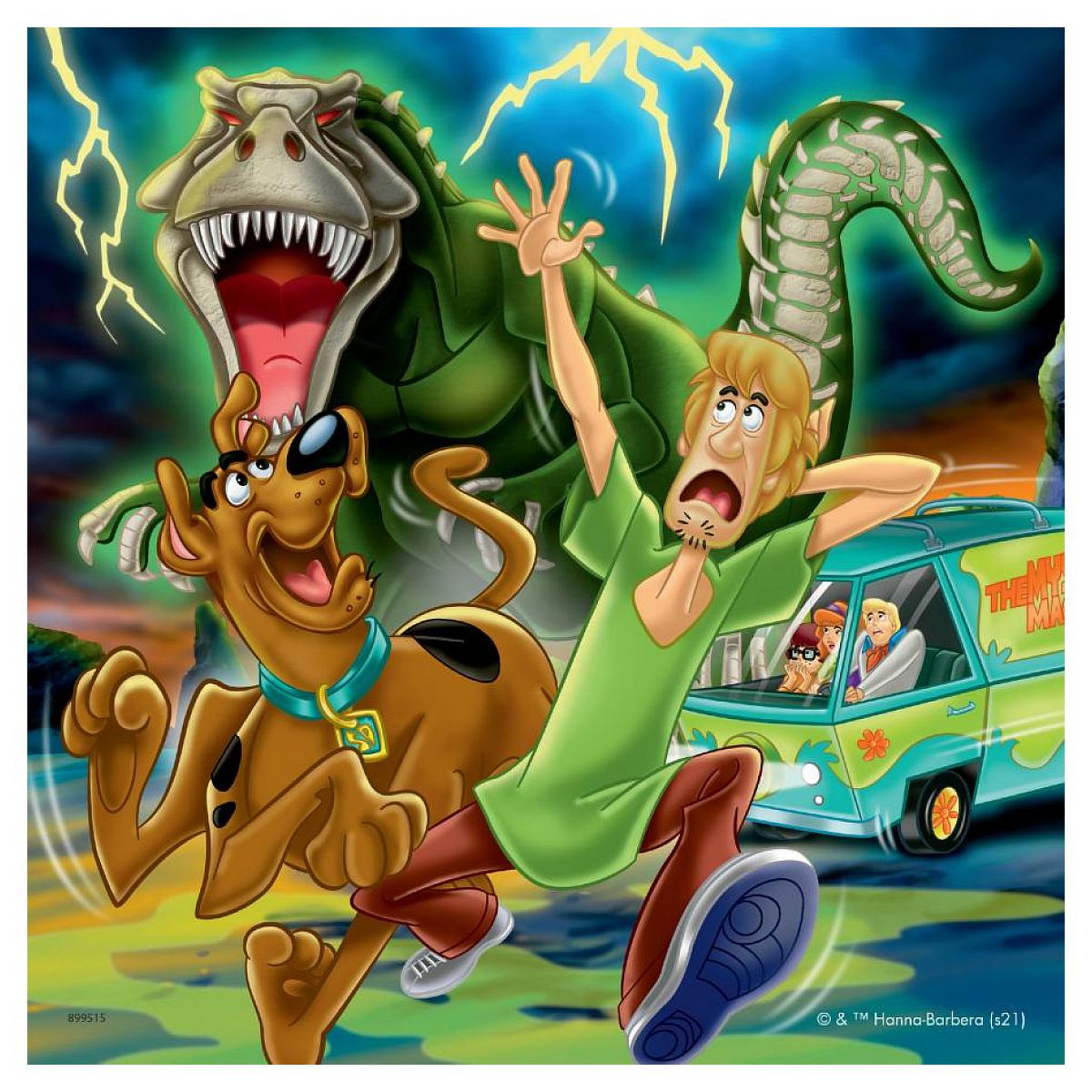 Voir la diapositive 2 : RAVENSBURGER Puzzles 3x49 pieces - les aventures de scooby-doo