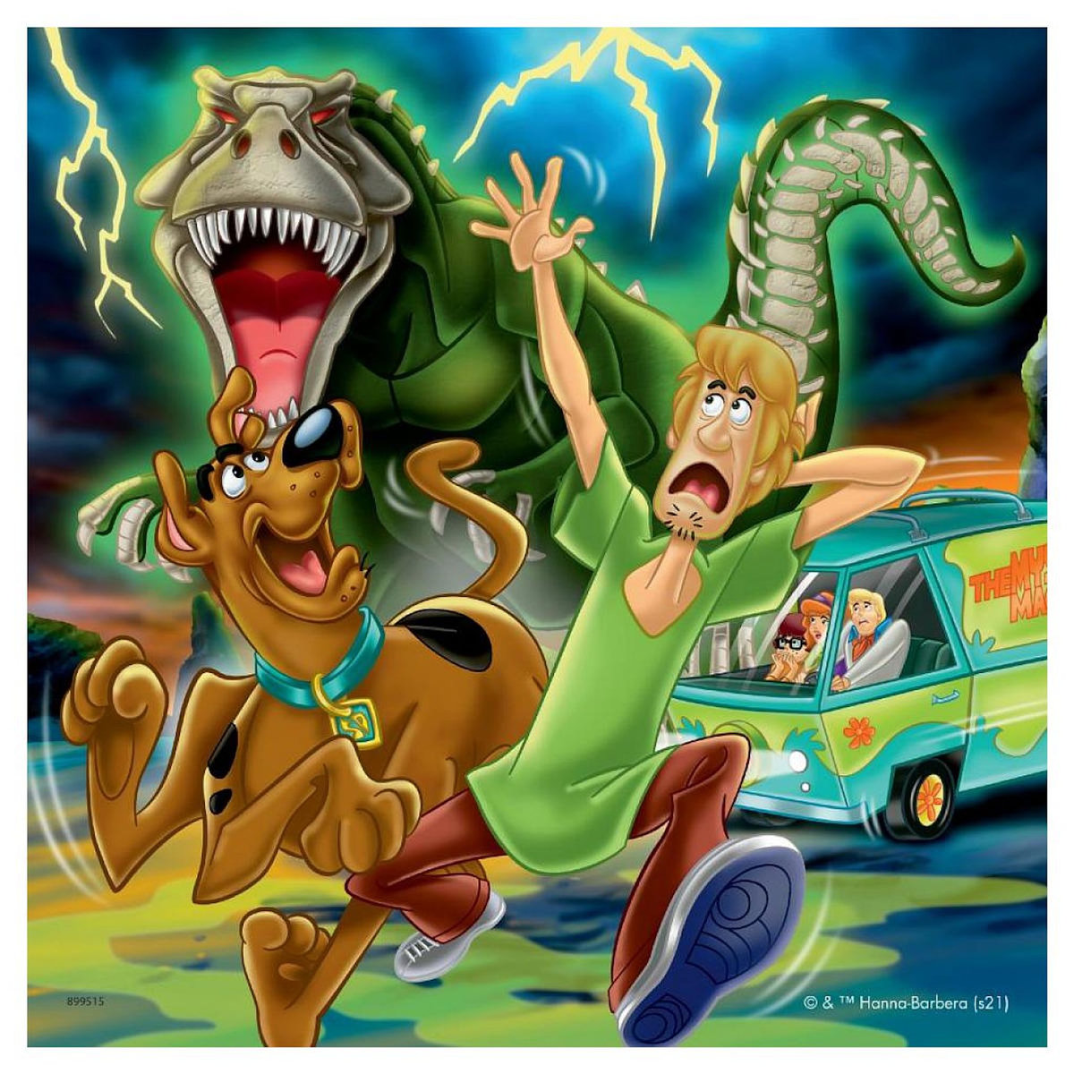 RAVENSBURGER Puzzles 3x49 pieces - les aventures de scooby-doo