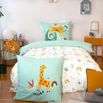 Home collection Parure housse de couette 2pcs 140x200cm 100%coton 57fils poumba