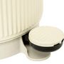 Voir la diapositive 3 : FIVE Poubelle de Salle de Bain  Onyx  5L Beige Lin