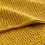 Voir la diapositive 4 : Paris Prix Plaid Nid d'Abeille Uni  Gaufrette  125x150cm Jaune