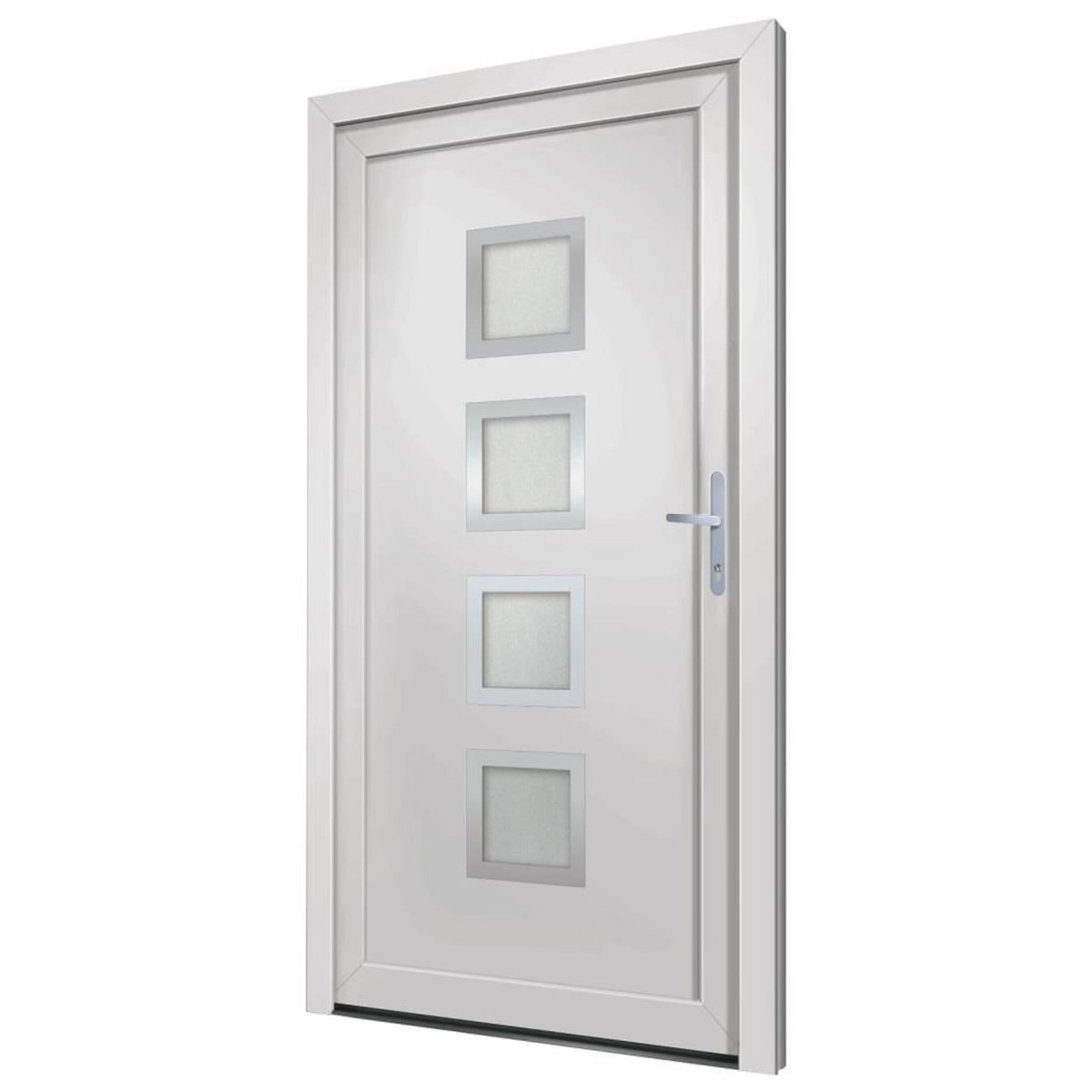 VIDAXL Porte d'entree Blanc 88x200 cm PVC