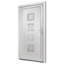 Voir la diapositive 4 : VIDAXL Porte d'entree Blanc 88x200 cm PVC