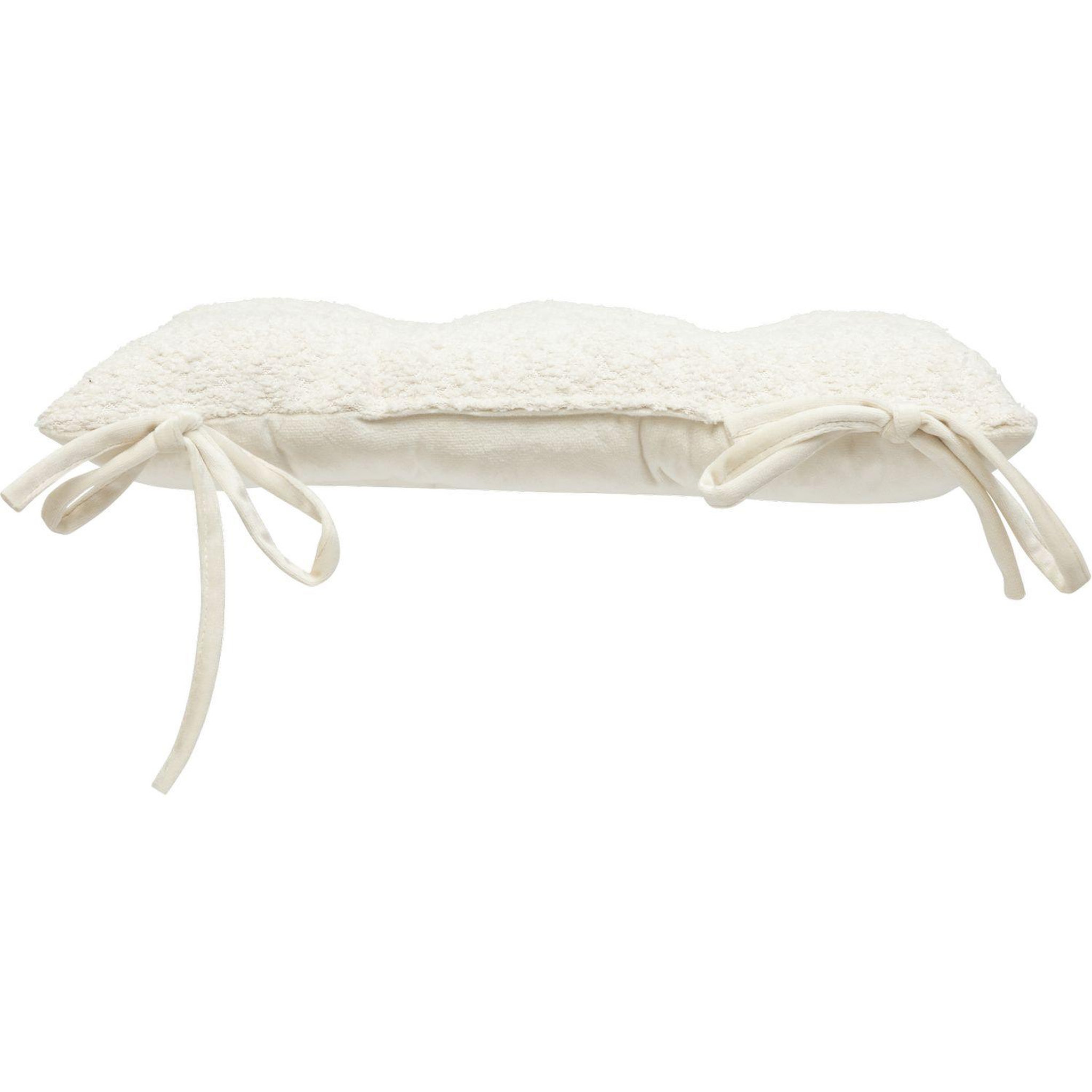 Voir la diapositive 5 : ATMOSPHERA Galette de chaise bouclette SOANA - Blanc