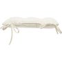 Voir la diapositive 5 : ATMOSPHERA Galette de chaise bouclette SOANA - Blanc