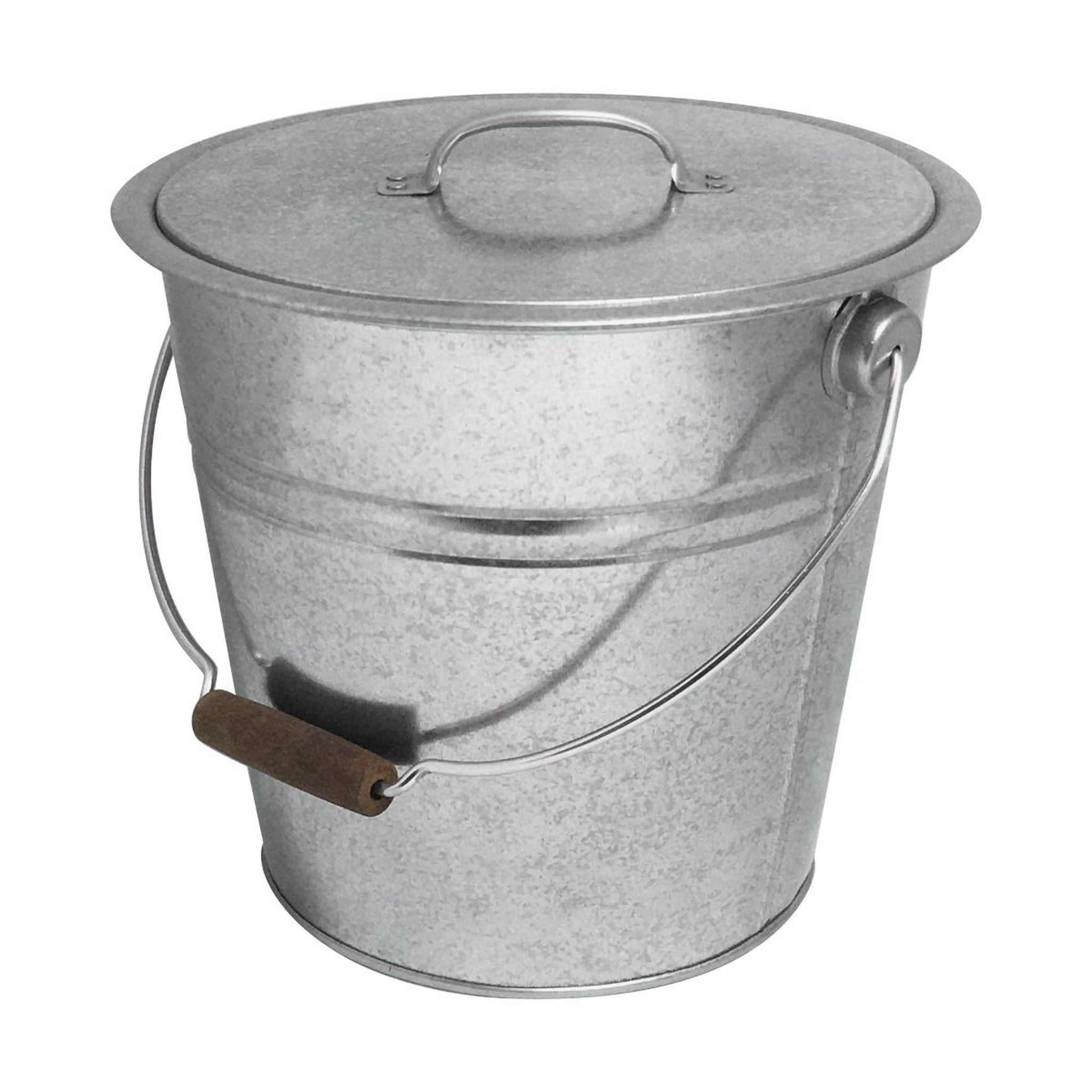 Guillouard Seau avec couvercle en acier galvanisé 10l - 040125