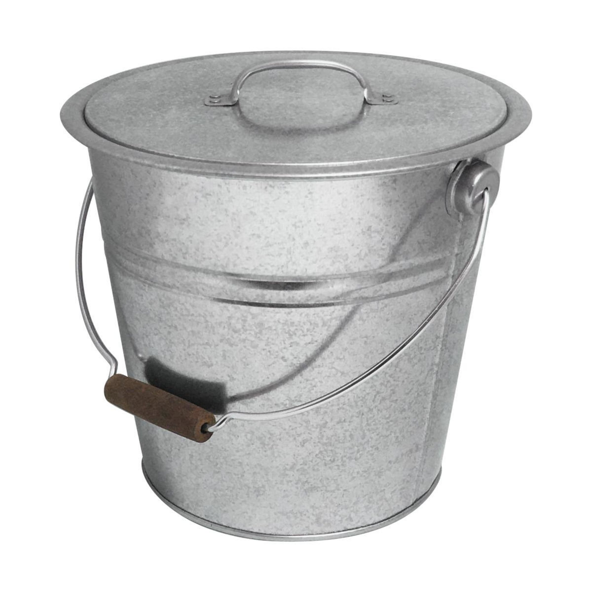 Guillouard Seau avec couvercle en acier galvanisé 10l - 040125