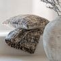 Voir la diapositive 4 : Paris Prix Coussin en Tweed  Cosy  45x45cm Marron & Beige