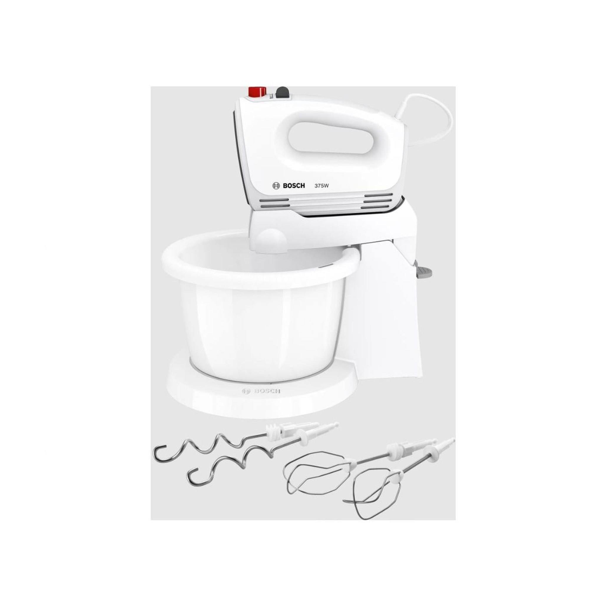 BOSCH Batteur électrique 375w blanc - mfq2600g