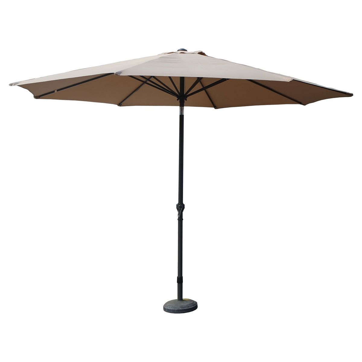 Givex Parasol rond - Taupe - 3m - TILT