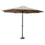 Voir la diapositive 3 : Givex Parasol rond - Taupe - 3m - TILT