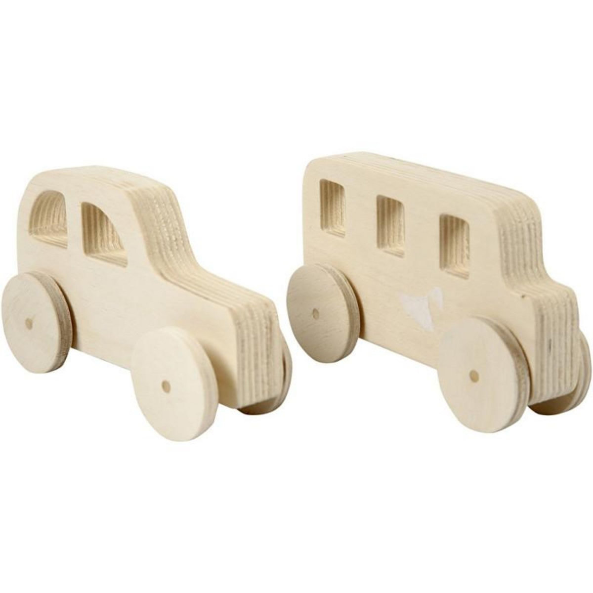 CREATIV COMPANY Creativ Company - Wooden Cars, 2pcs. 59223