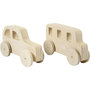 Voir la diapositive 1 : CREATIV COMPANY Creativ Company - Wooden Cars, 2pcs. 59223