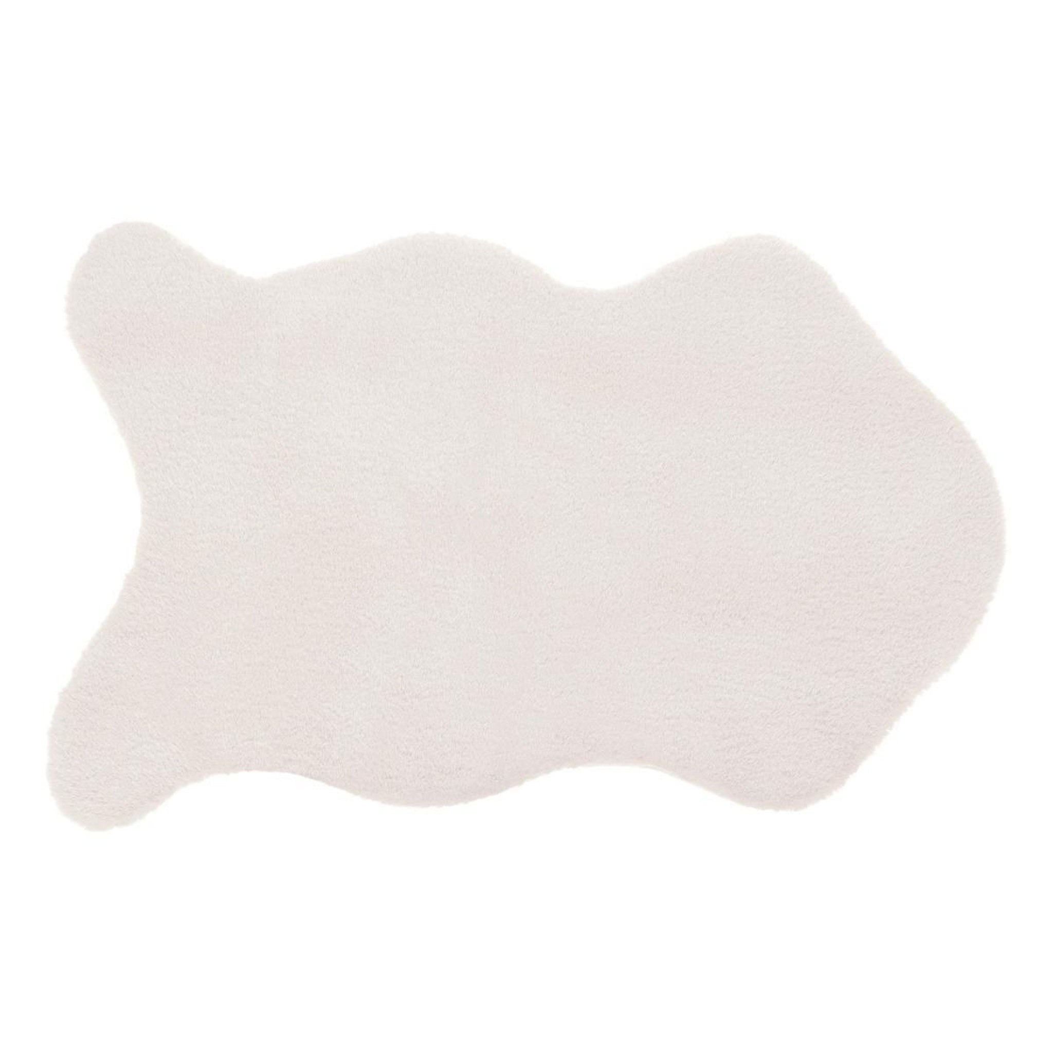 Voir la diapositive 1 : ATMOSPHERA Tapis Imitation Fourrure  Doucea  60x90cm Ivoire